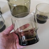 Carafe and glasses from the 70s