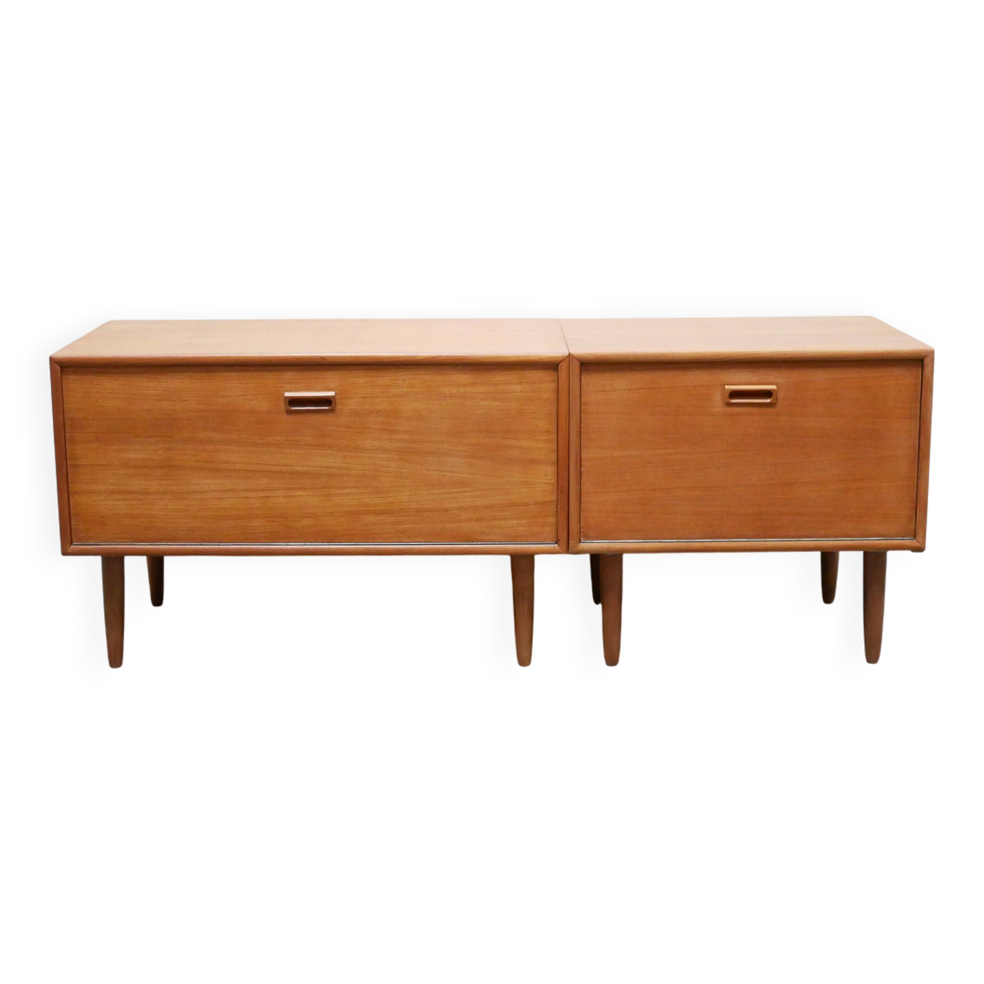 Enfilade vintage en teck par Kempkes Meubelfabrieken, Pays-Bas