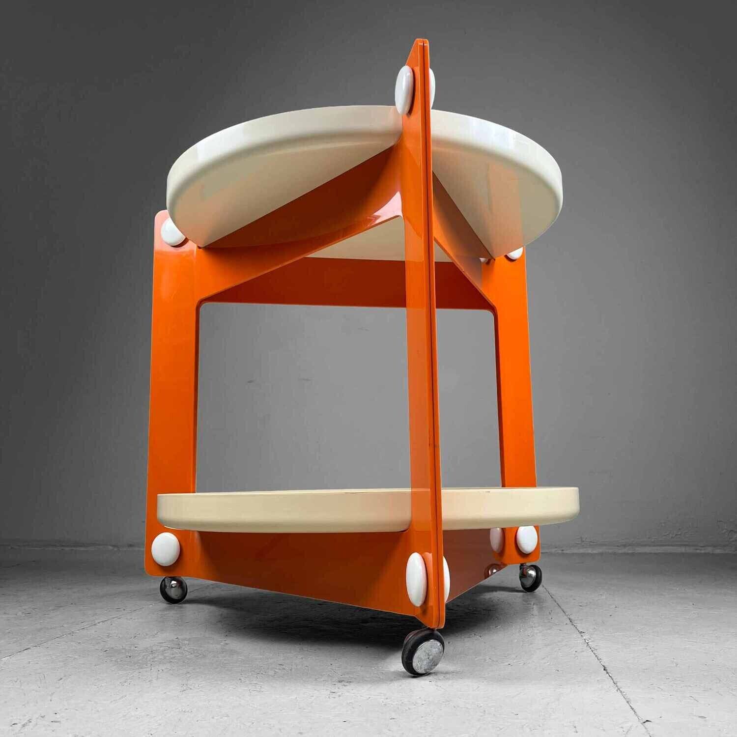 Trolley by Luigi Massoni for Guzzini, Italy