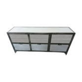 Vintage industrial metal sideboard