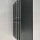 Black and chrome 8-drawer chest of drawers from the 70s - 80s