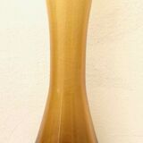 Vintage amber blown glass vase