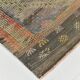 7x10 Blue Geometric Style Orientel Kilim Rug,