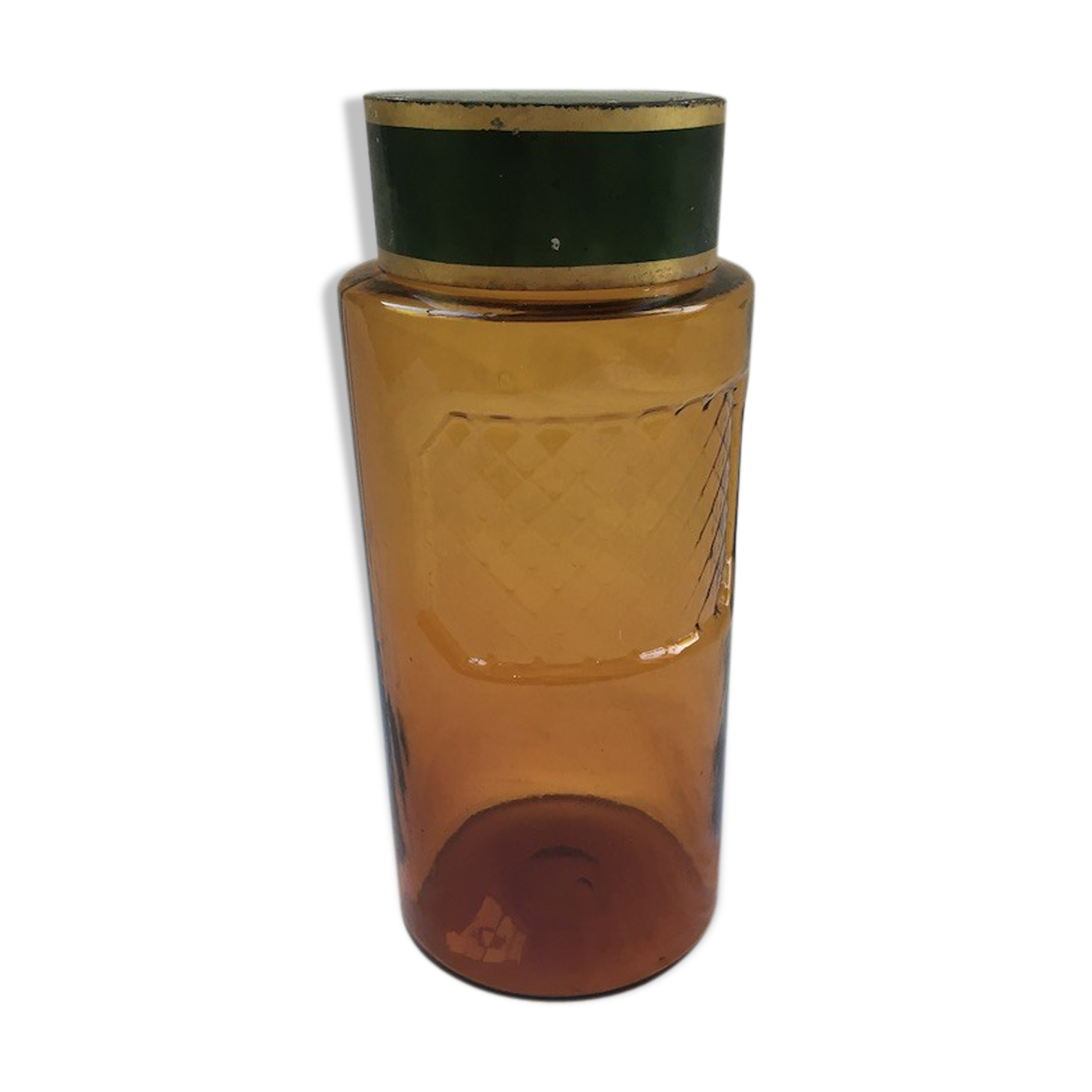 Amber Pharmacy Jar