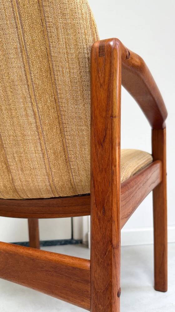 Vintage Danish solid teak wooden chair