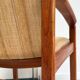Vintage Danish solid teak wooden chair