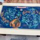 Vintage poster Air France Planisphere by Lucien Boucher