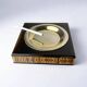 Lucite & rattan ashtray, Christian Dior style, circa 1970s