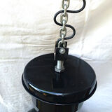 industrial luminaire ("bowl") large size enamelled sheet exceptional condition