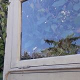 Wooden canopy 3 windows with bellows and abbatant
