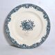 Vintage ceramic dinner plate from Terre de Fer – Reed and shell pattern