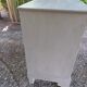 Chest of drawers late nineteenth century patinated gray