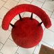 Chaise vintage scandinave moumoute circa 1960