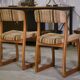 Ensemble de 6 chaises ‘Traîneau’ vintage 1960’s