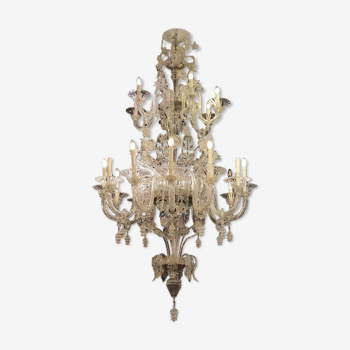 Important Pauly, Venice Murano glass chandelier