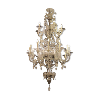Important Pauly, Venice Murano glass chandelier