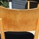 6 chaises baumann n°17 dos large skaï noir