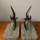 Bookcases seagulls Art Deco