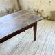 Table de ferme chêne 1950 pieds fuseaux