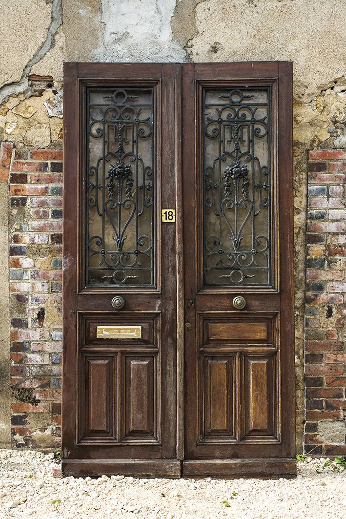 old front door