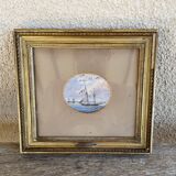 Oval miniature by eugène ciceri