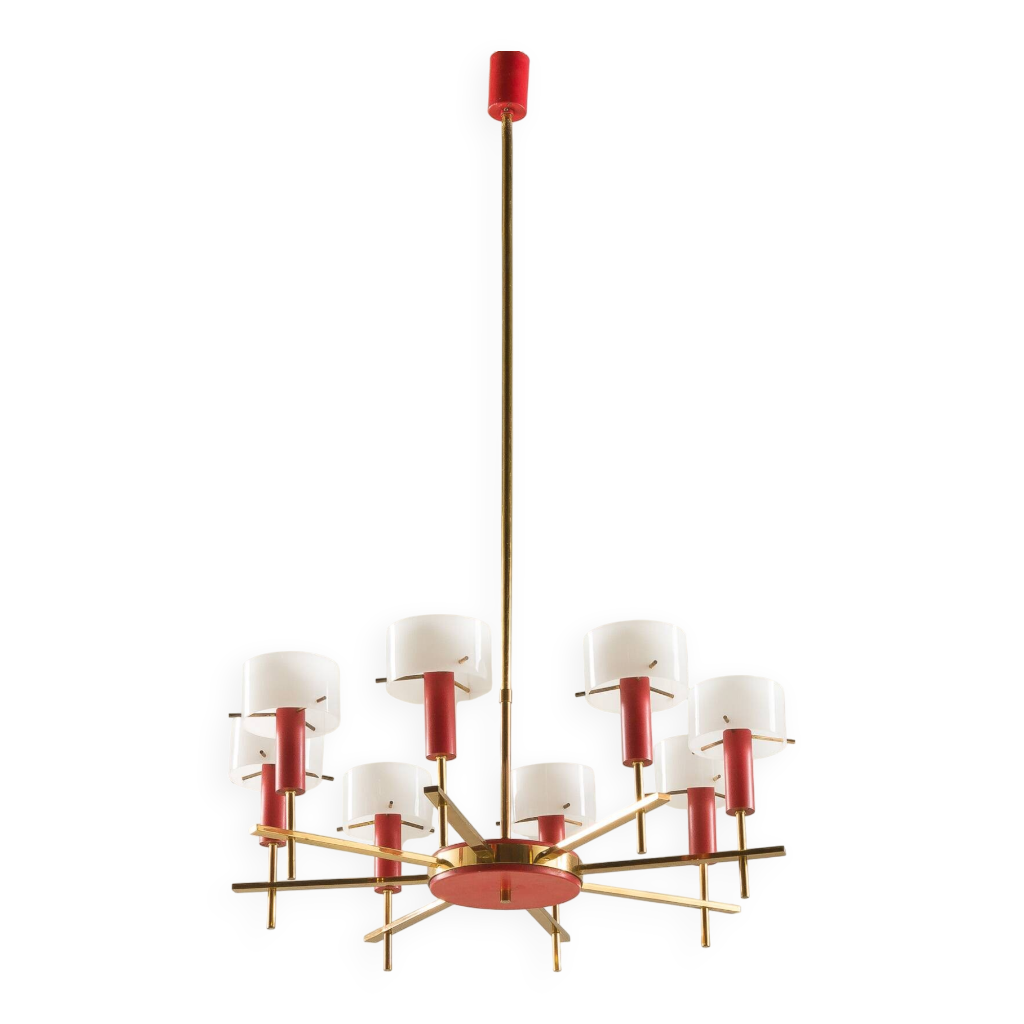 Lustre attribué à Angelo Brotto pour Esperia, Italie années 1960