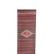 Vintage Turkish hallway rug 86x903 cm