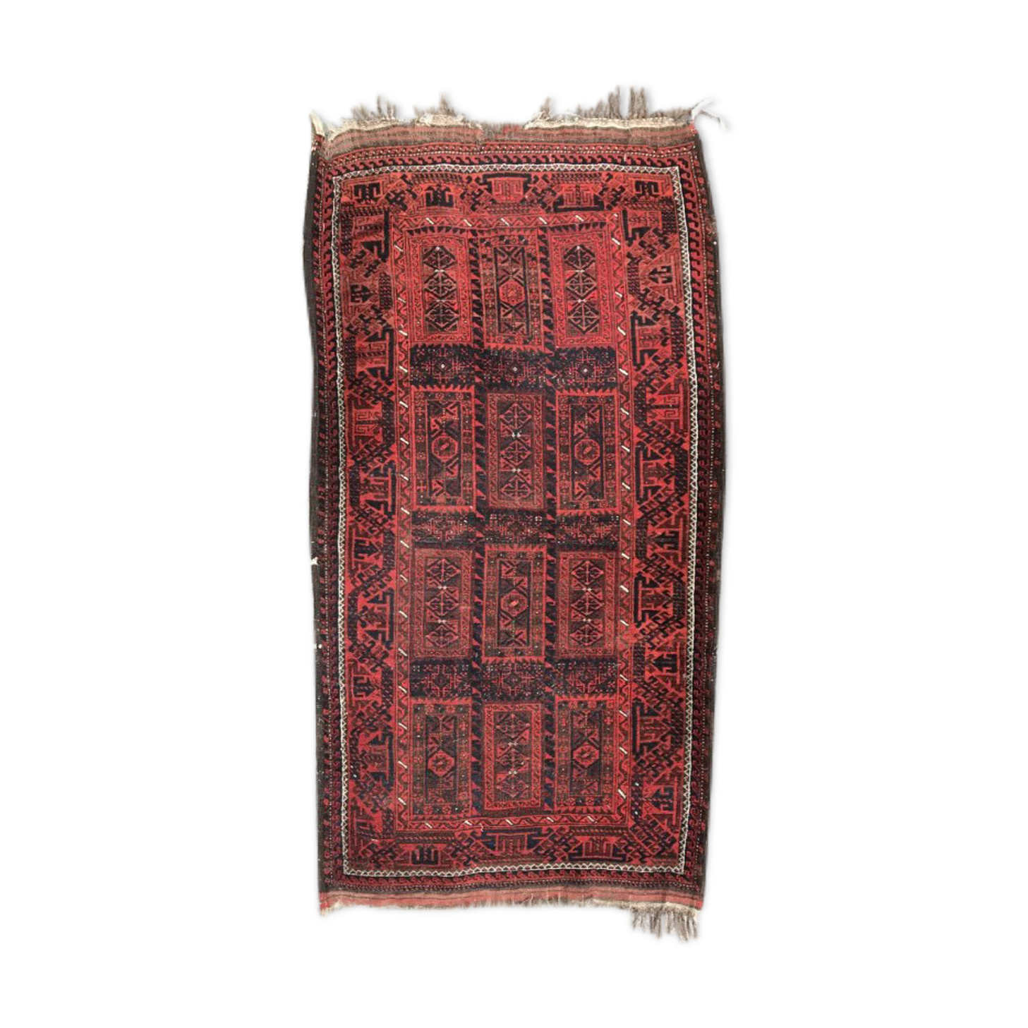 Carpet former Turkmen Belutch done Afghan hand 94 X 184 CM