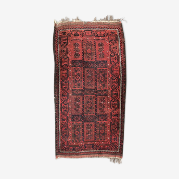 Tapis ancien turkmen belutch afghan 94x184 cm