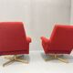 Pair of Vintage Swivel Armchairs from Up Zavody, 1970s