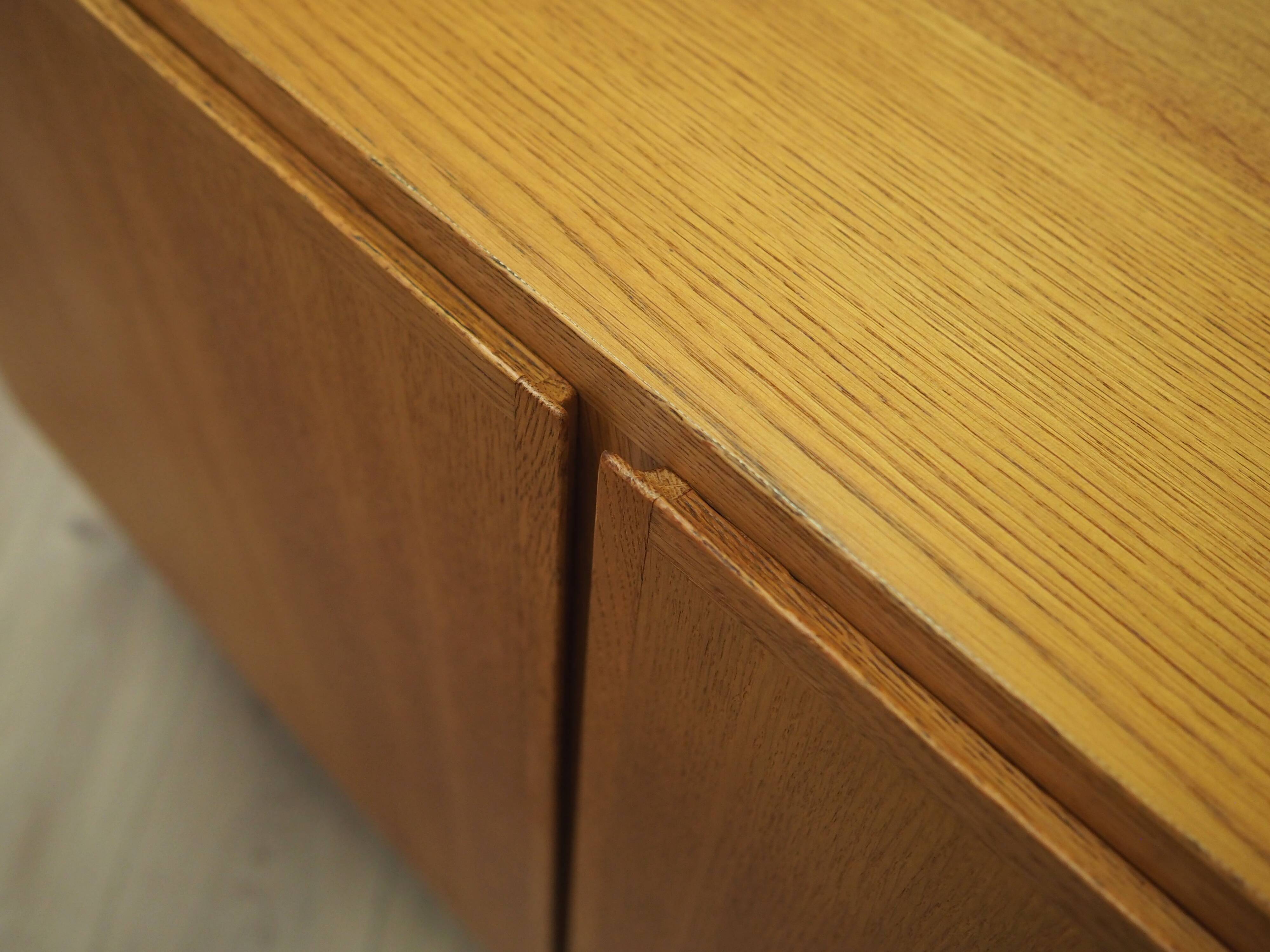 Ash cabinet, Danish design, 1970s, manufactured by Omann Jun