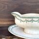 Ironstone sauce boat Boch Frères La Louvière model Ney