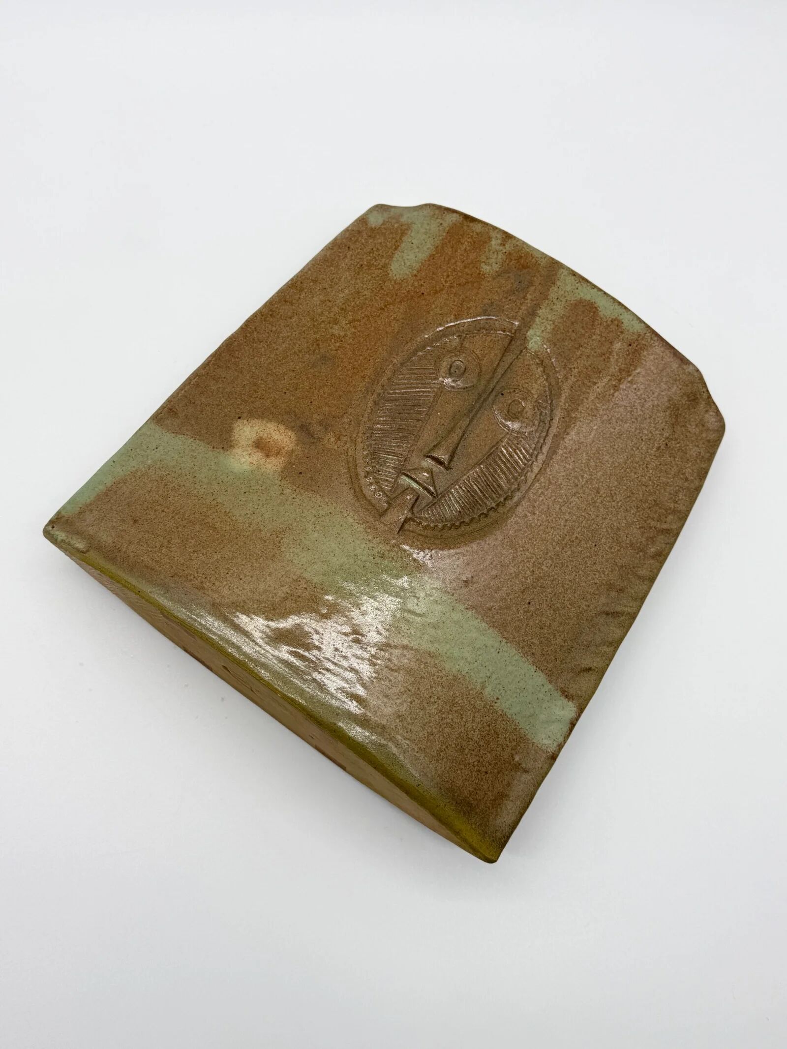 "Totem" vase signed by Anthony Pitot – unique piece, 1980s