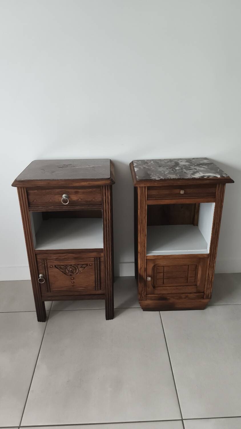Art Deco bedside tables
