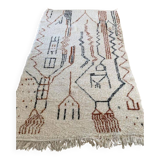 Handwoven wool Berber rug