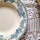 Duo of iron earthenware soup plates