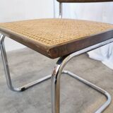 Vintage Cesca Cane Chair: 1970s Italian Mid-Century Modern Dining Office Ch