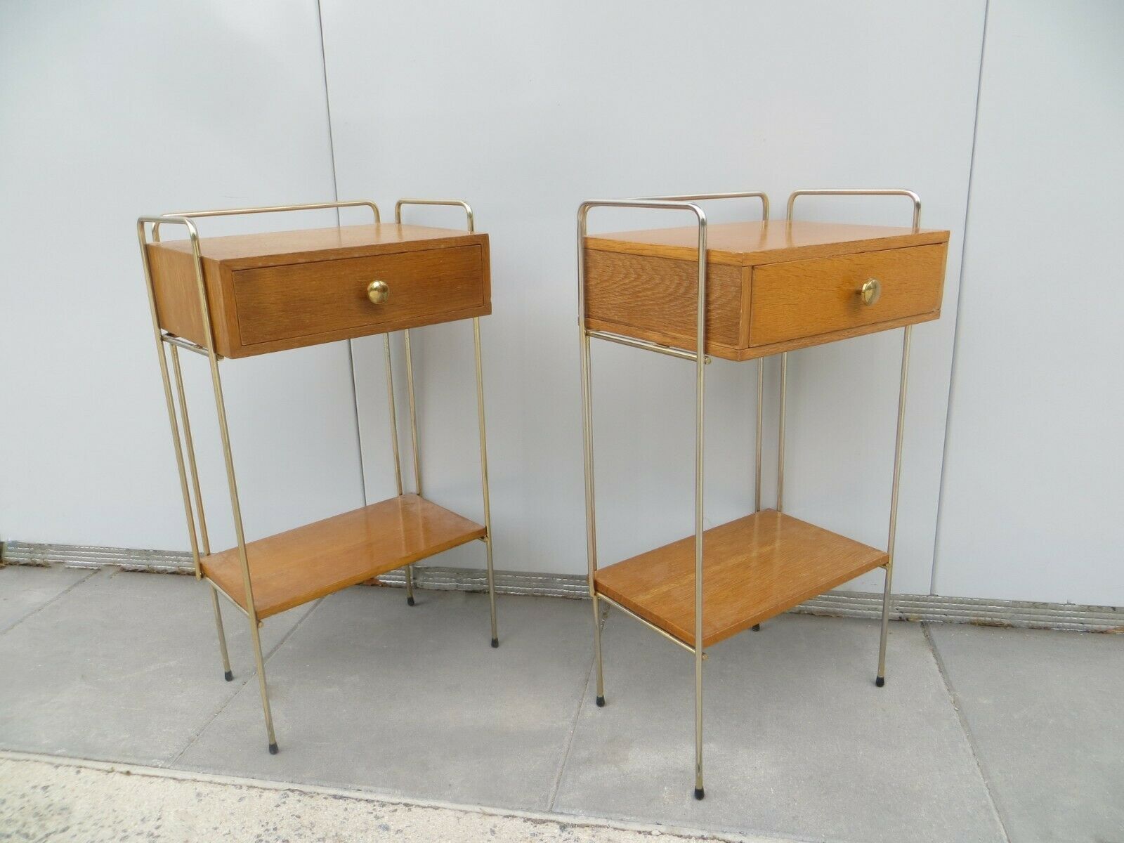 Pair of vintage bedside tables