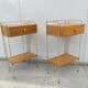 Pair of vintage bedside tables