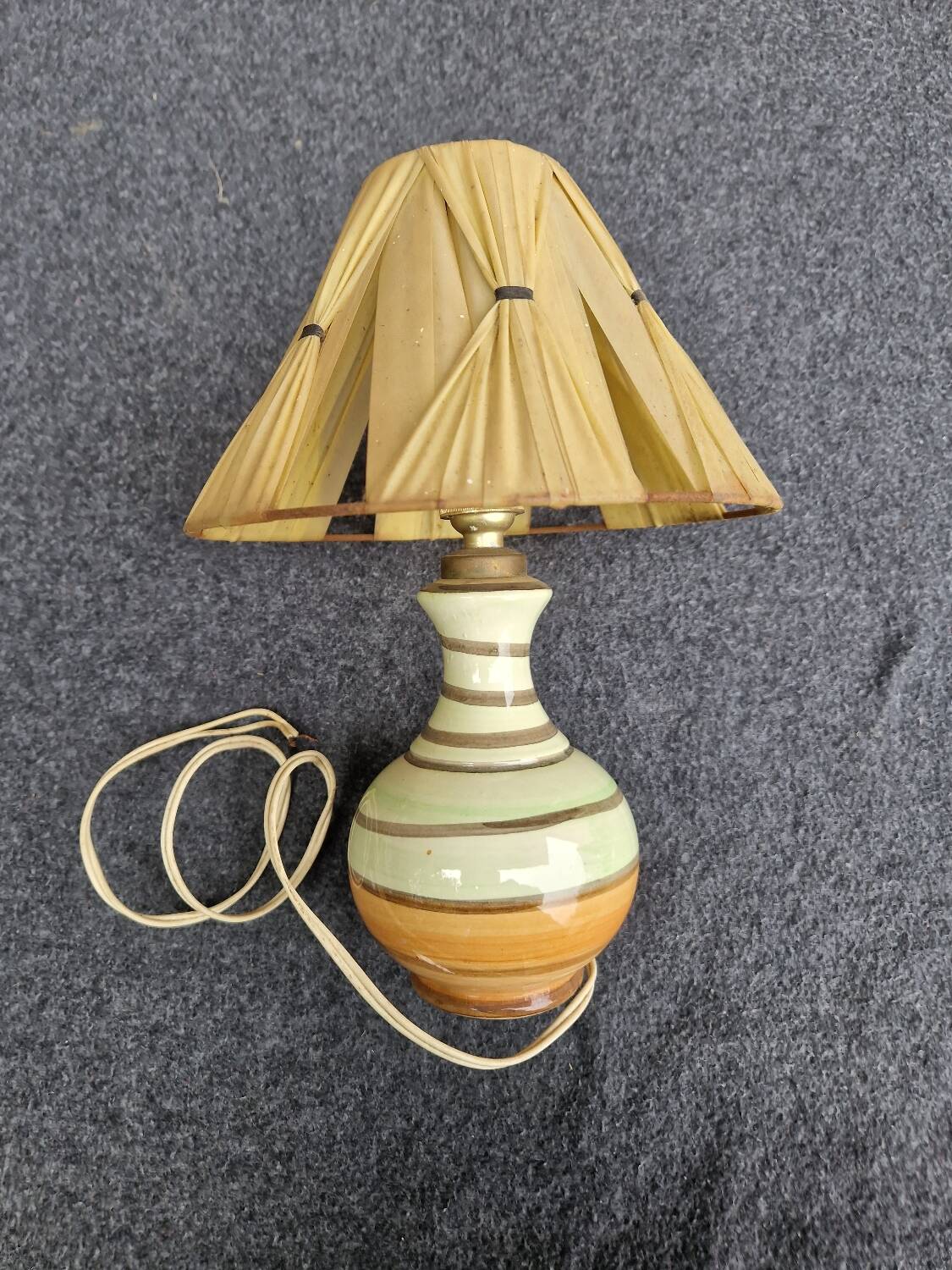 Vintage ceramic bedside lamp