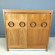 Vintage brutalist bar cabinet 1970s