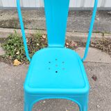 Set of 6 Tolix garden chairs
