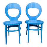 Paire de chaises Baumann modèle mouette