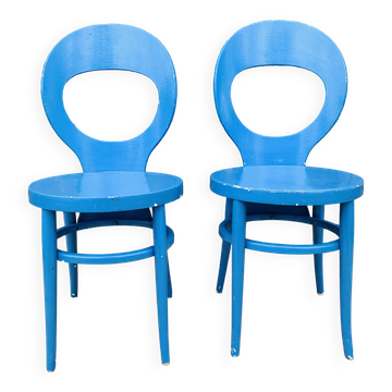 Pair of Baumann chairs model Mouette