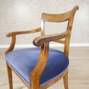 Fauteuil Elm en tissu bleu, années 1950