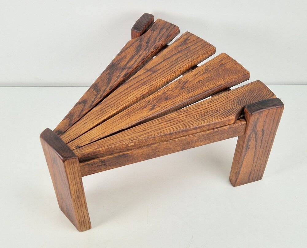 Brutalist Triangular Side Table by Dittman for Awa Radbound, 1960s