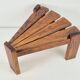 Brutalist Triangular Side Table by Dittman for Awa Radbound, 1960s