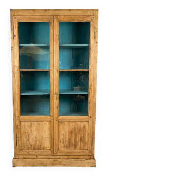 bibliothèque, armoire vitrée