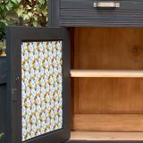 Parisian art deco buffet in solid walnut 1930