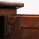 Antique 16th century Spanish carved cabinet in oak.